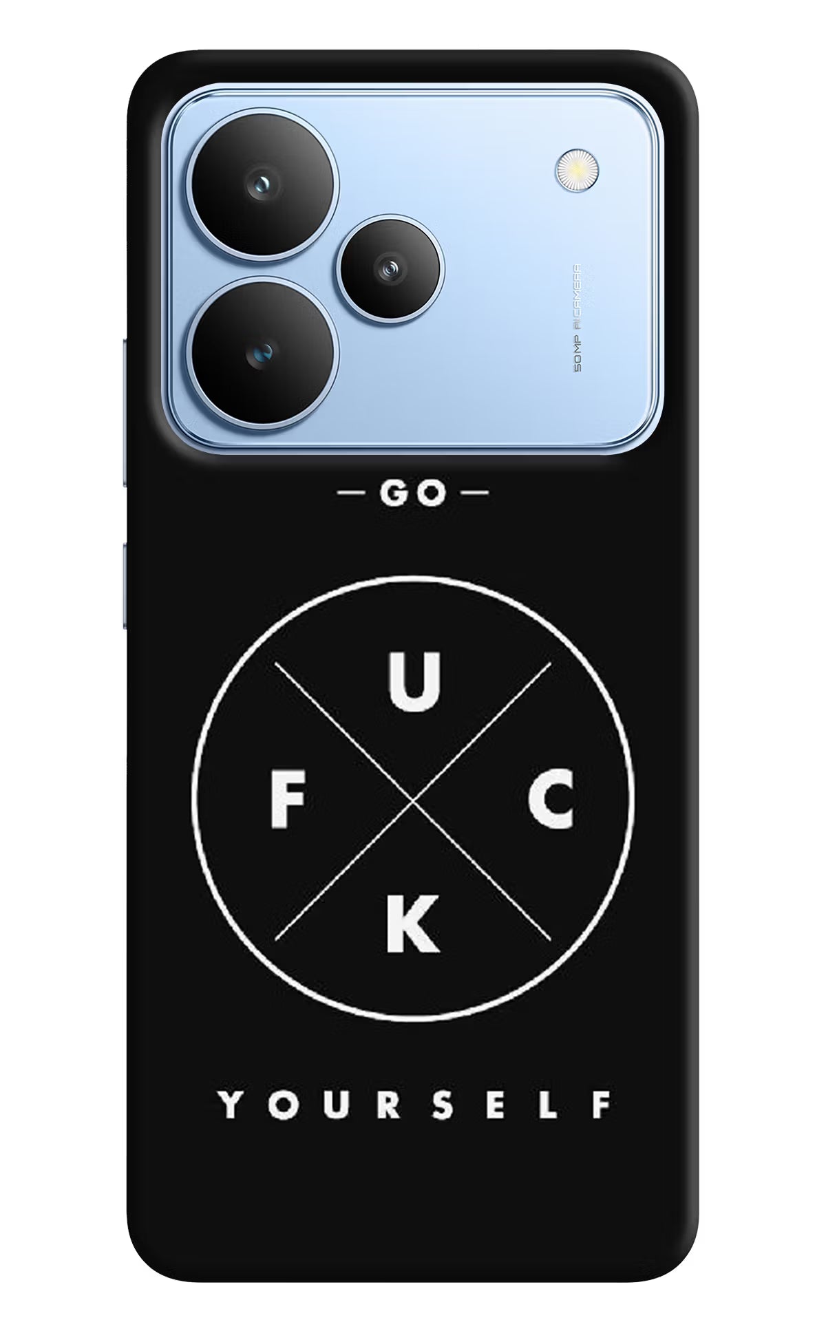 Go Fuck Yourself Realme P4 Hard Case Back Cover by Casekaro