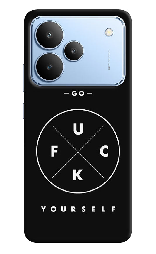 Go Fuck Yourself Realme P4 Hard Case Back Cover by Casekaro