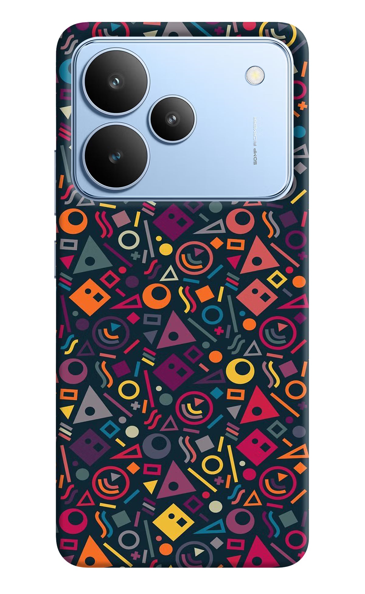 Geometric Abstract Realme P4 Hard Case Back Cover by Casekaro