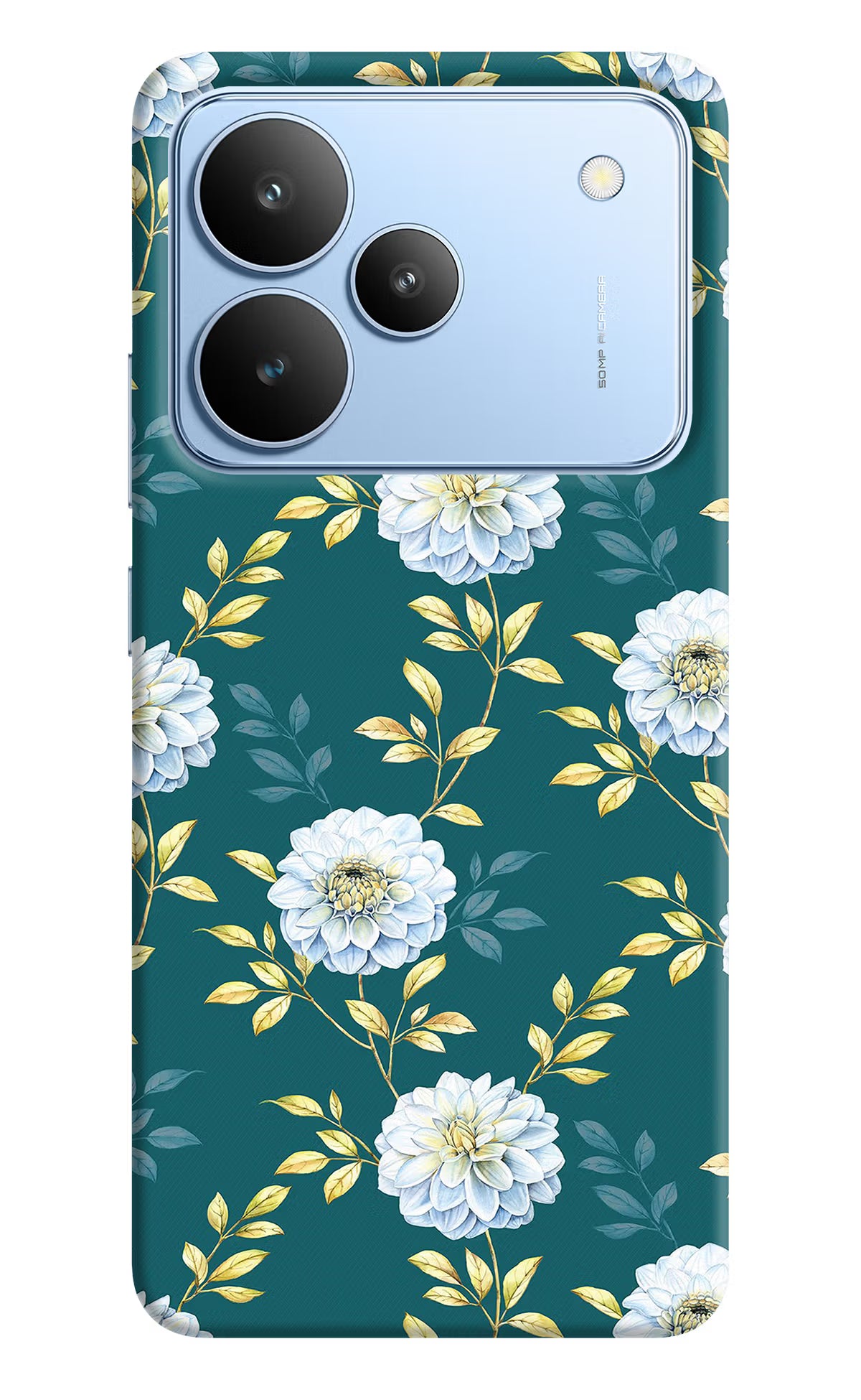 Flowers Realme P4 Hard Case Back Cover by Casekaro