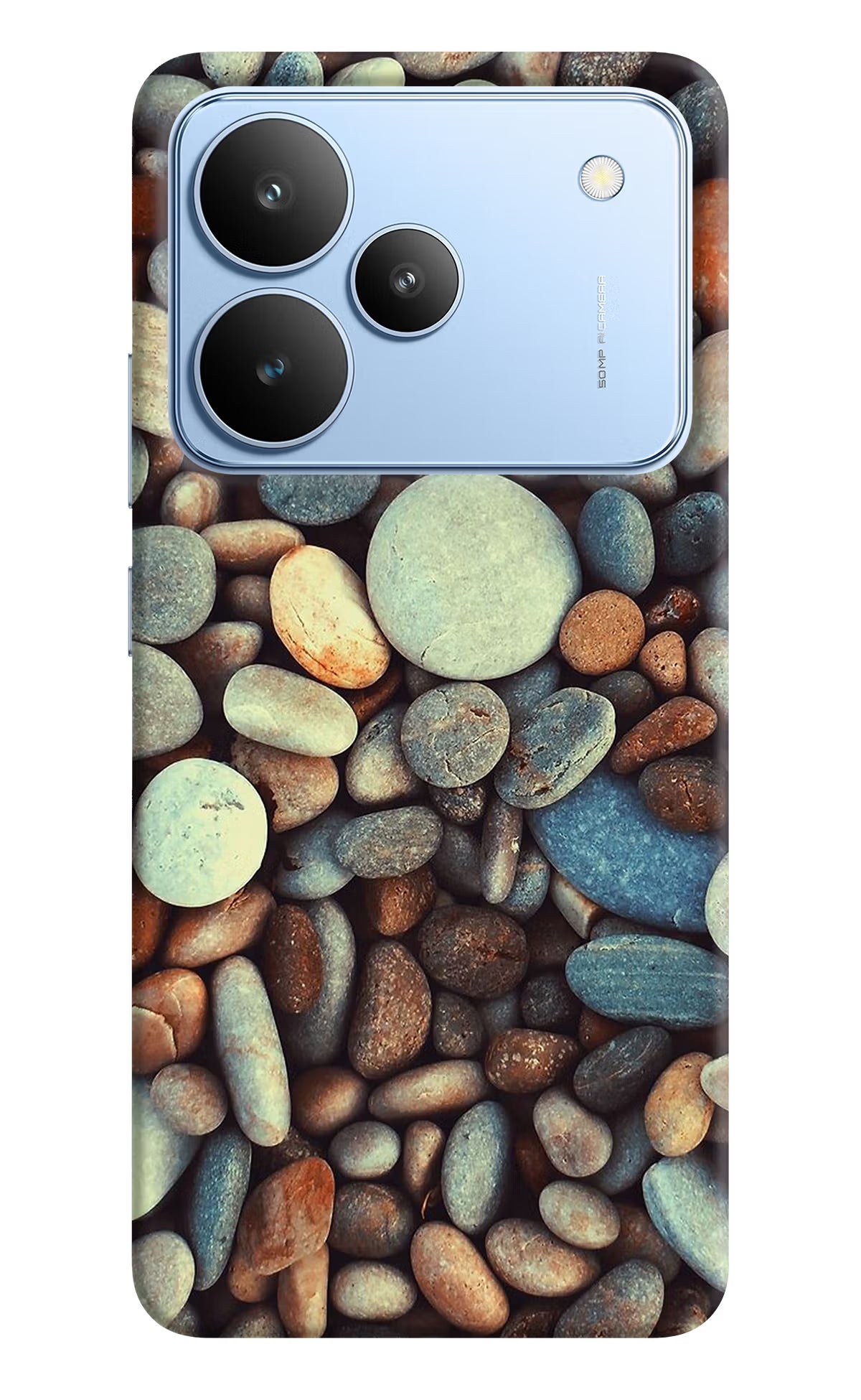 Pebble Realme P4 Hard Case Back Cover by Casekaro