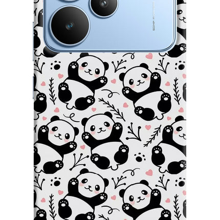 Cute Panda Realme P4 Hard Case Back Cover by Casekaro