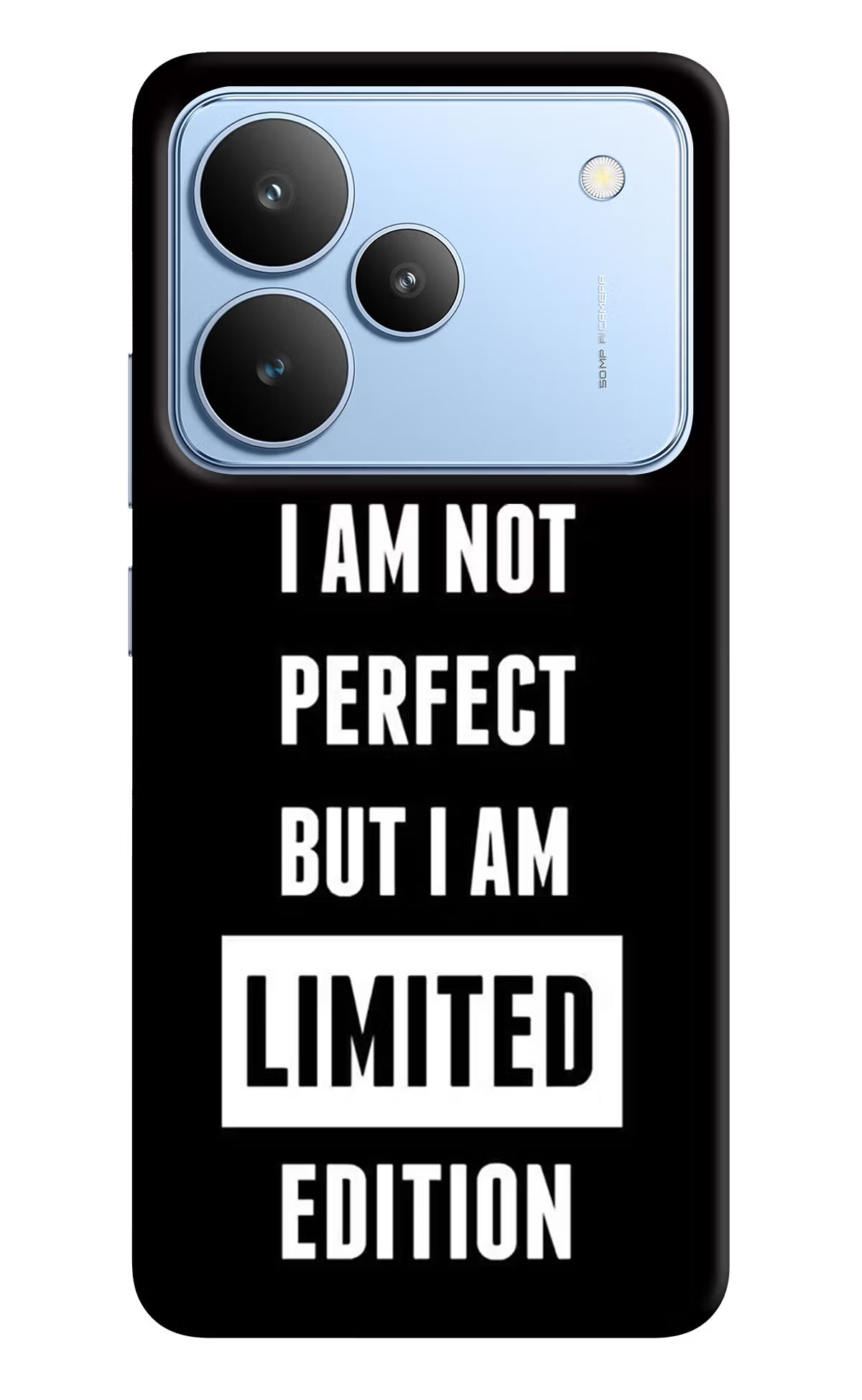 I Am Not Perfect But I Am Limited Edition Realme P4 Hard Case Back Cover by Casekaro