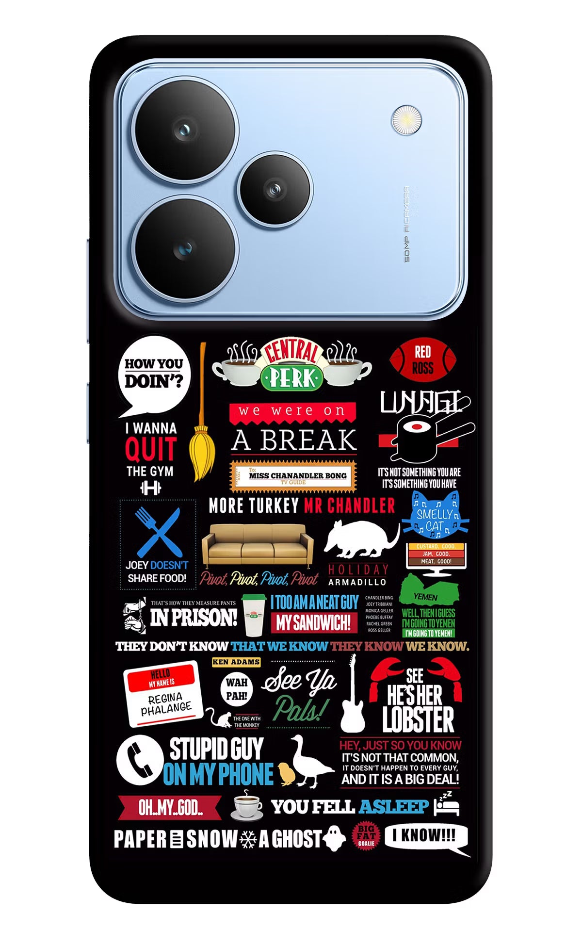 FRIENDS Realme P4 Hard Case Back Cover by Casekaro