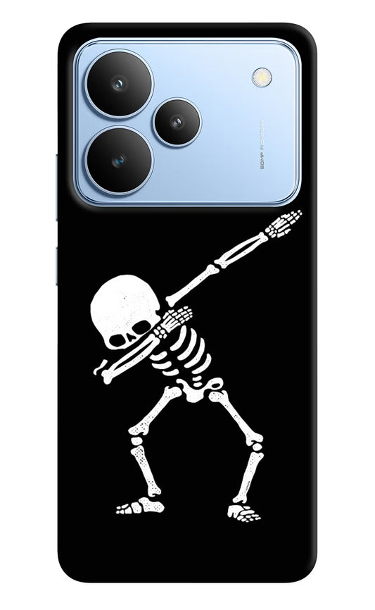 Dabbing Skeleton Art Realme P4 Hard Case Back Cover by Casekaro