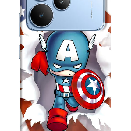 Captain America Realme P4 Hard Case Back Cover by Casekaro
