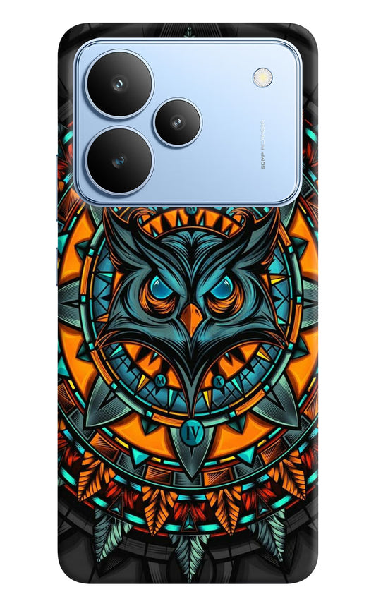 Angry Owl Art Realme P4 Hard Case Back Cover by Casekaro