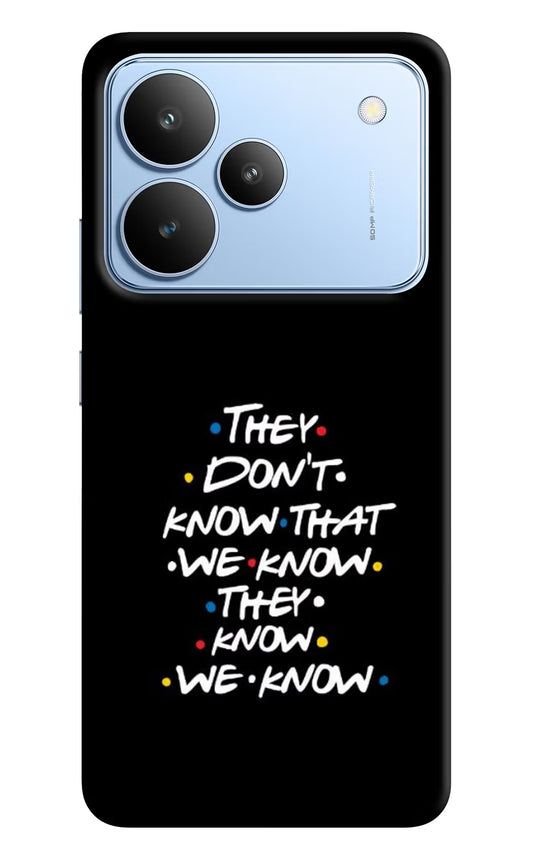 FRIENDS Dialogue Realme P4 Hard Case Back Cover by Casekaro