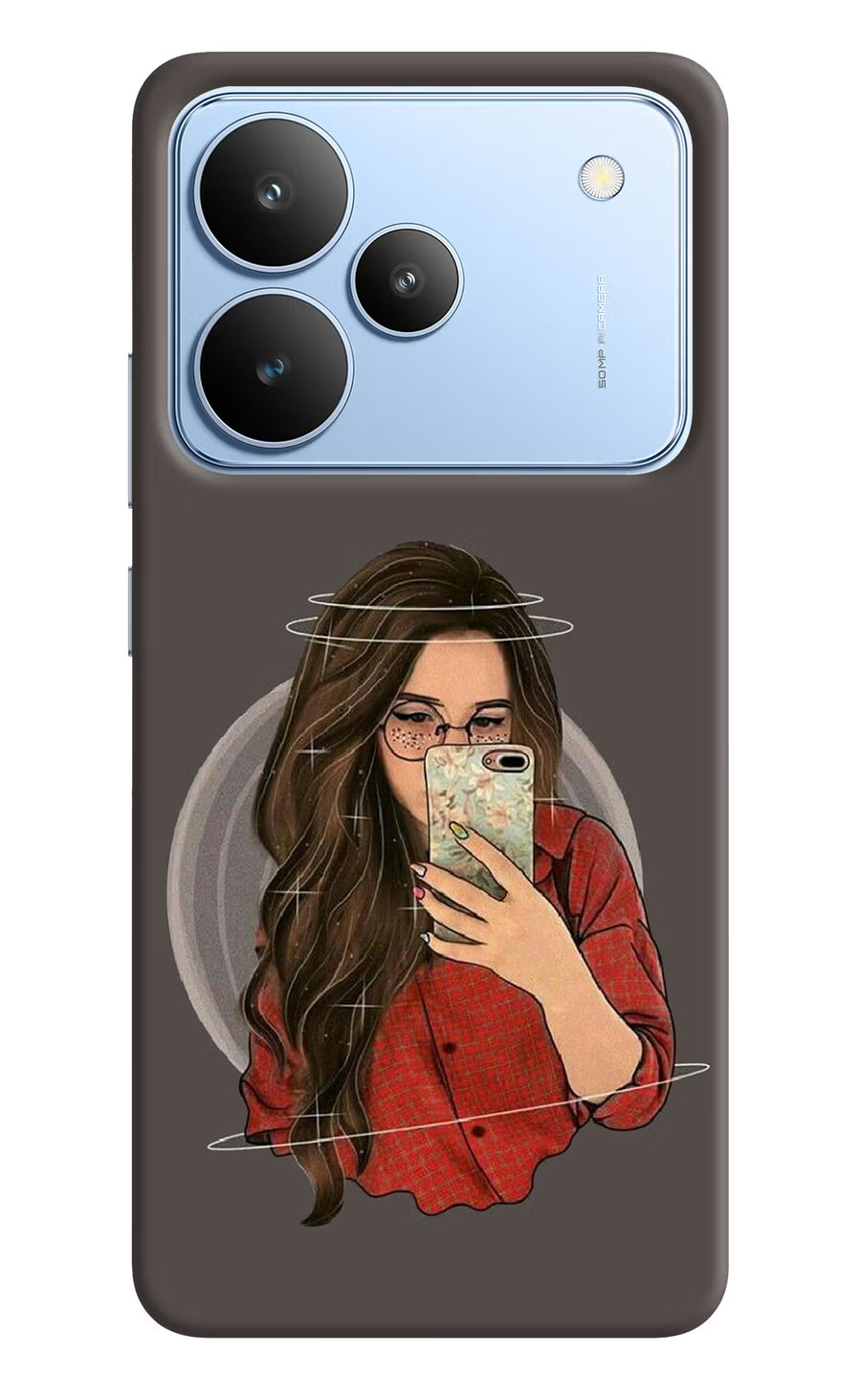 Selfie Queen Realme P4 Back Cover, Hard case