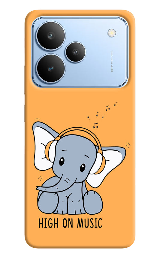 High On Music Realme P4 Hard Case Back Cover by Casekaro