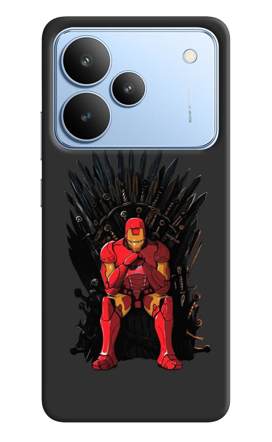 Ironman Throne Realme P4 Back Cover, Hard case