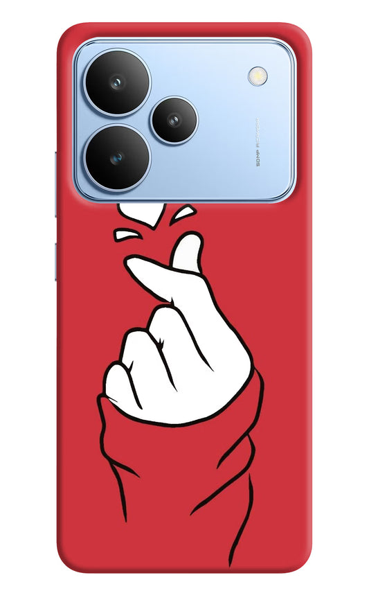 Korean Love Sign Realme P4 Hard Case Back Cover by Casekaro