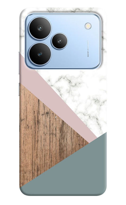 Marble wood Abstract Realme P4 Hard Case Back Cover by Casekaro