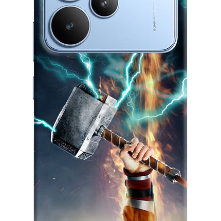 Thor Hammer Mjolnir Realme P4 Hard Case Back Cover by Casekaro