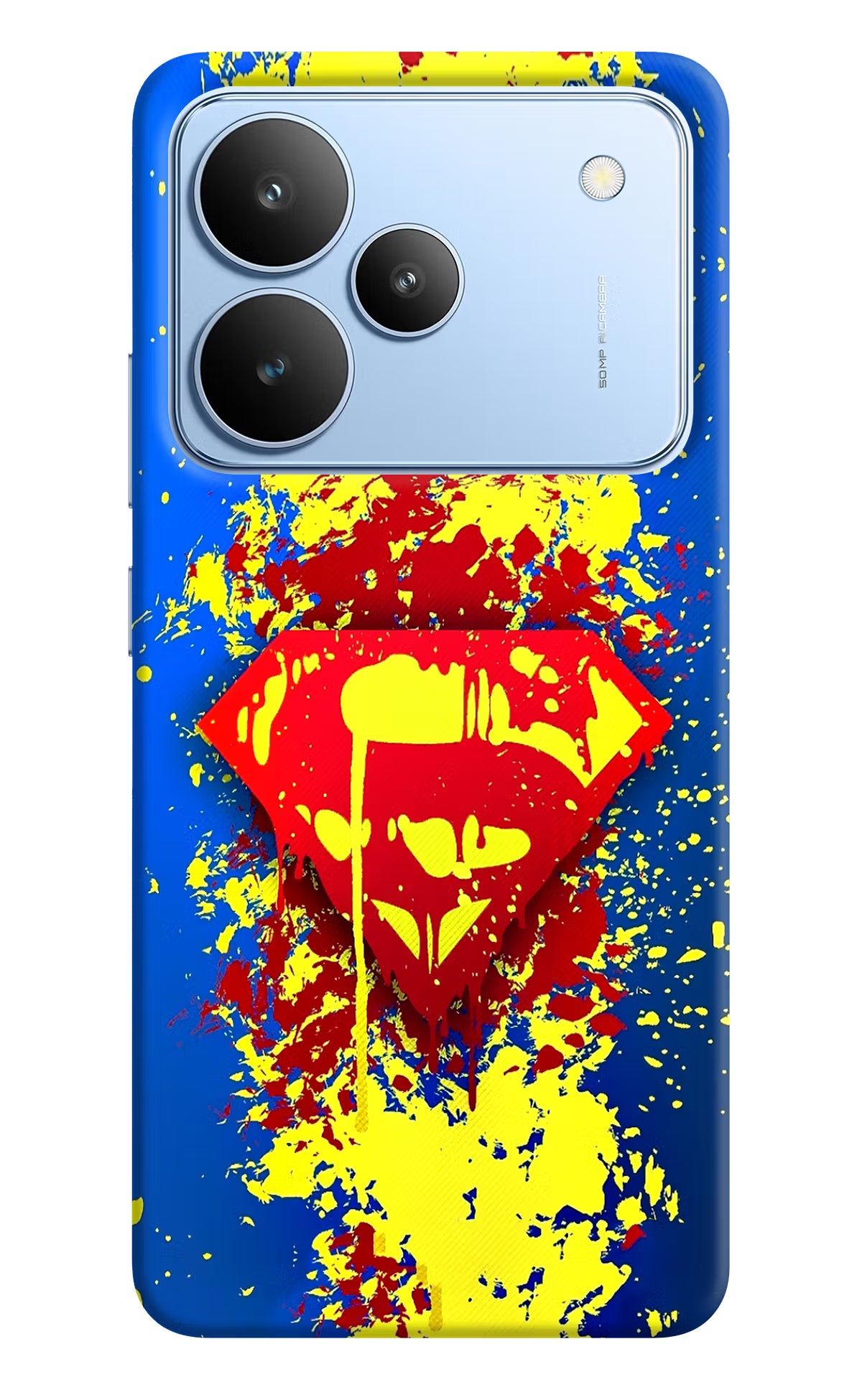 Superman logo Realme P4 Hard Case Back Cover by Casekaro