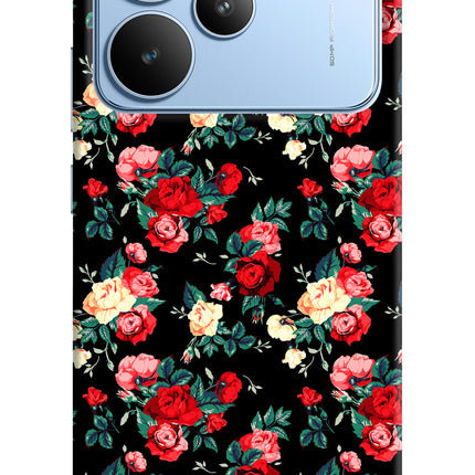 Rose Pattern Realme P4 Hard Case Back Cover by Casekaro