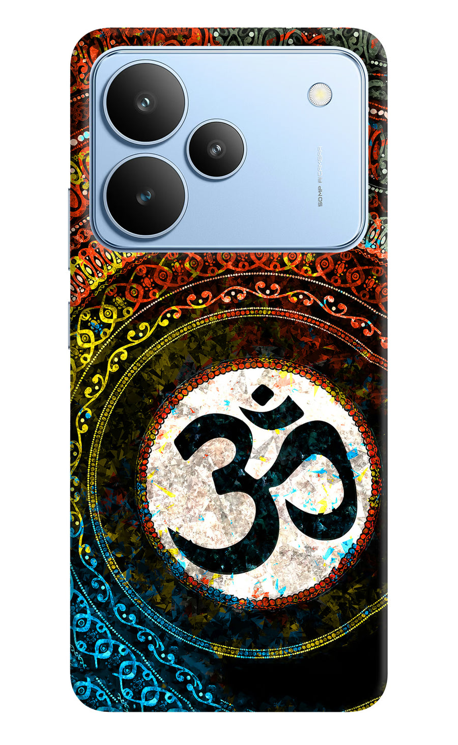 Om Cultural Realme P4 Back Cover, Hard case