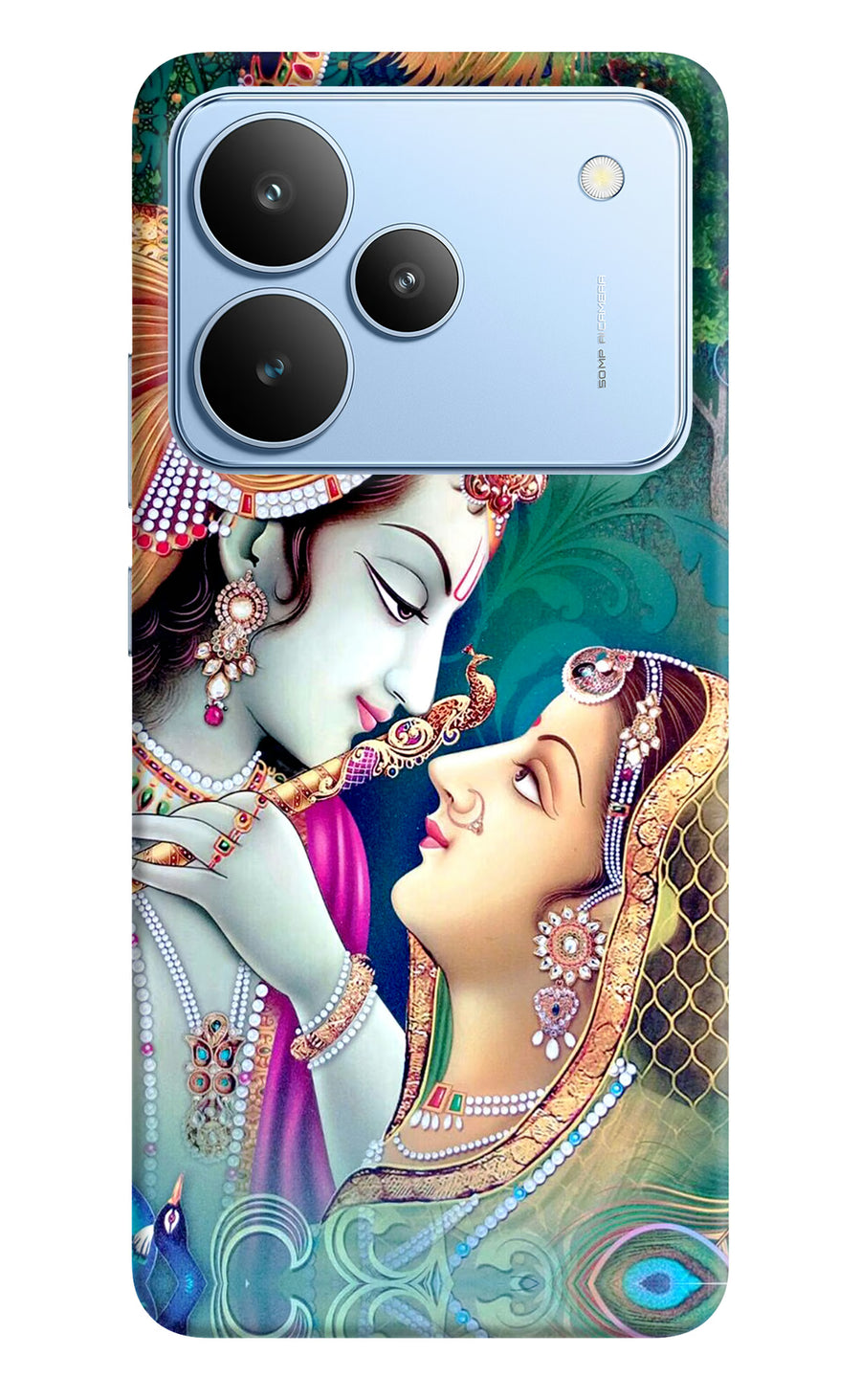 Lord Radha Krishna Realme P4 Back Cover, Hard case