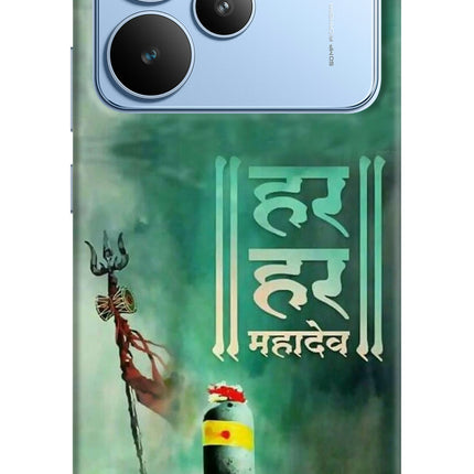 Har Har Mahadev Shivling Realme P4 Hard Case Back Cover by Casekaro