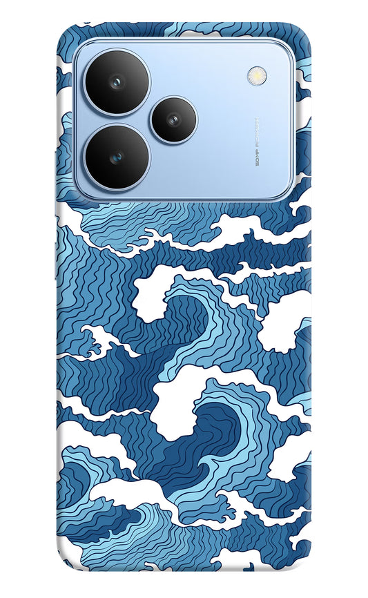Blue Waves Realme P4 Hard Case Back Cover by Casekaro