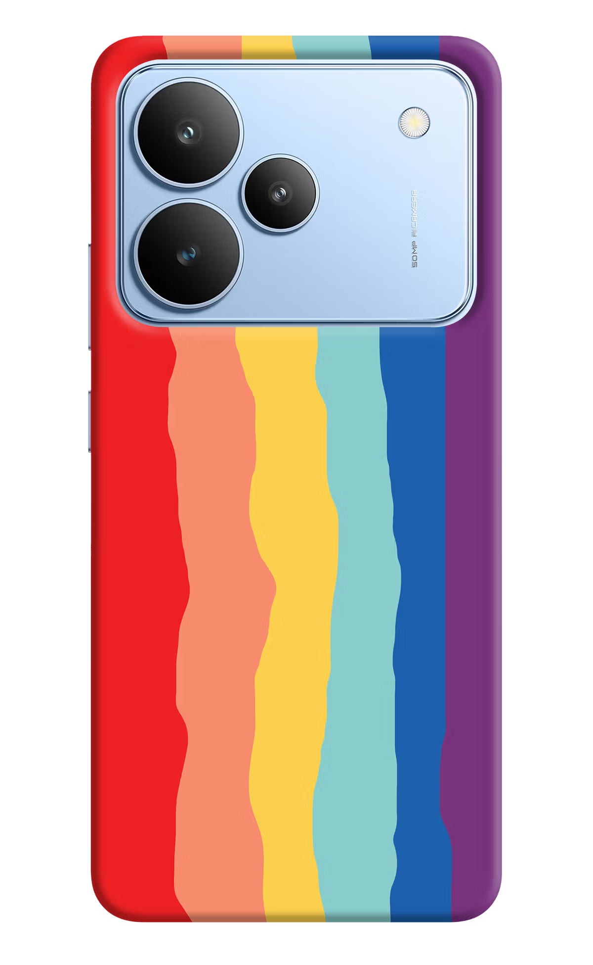 Rainbow Realme P4 Hard Case Back Cover by Casekaro