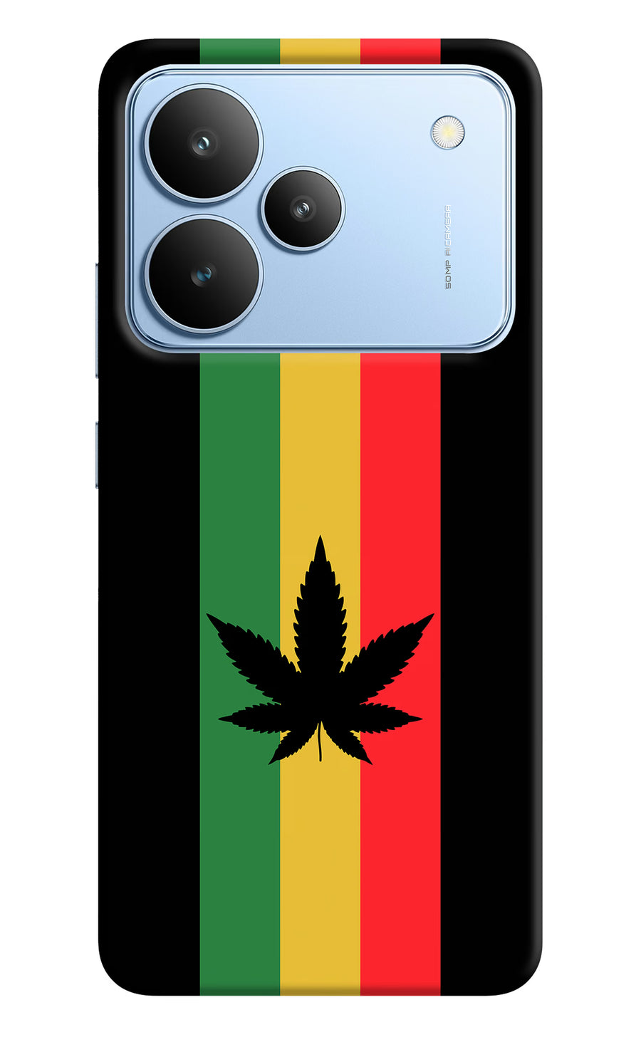 Weed Flag Realme P4 Back Cover, Hard case