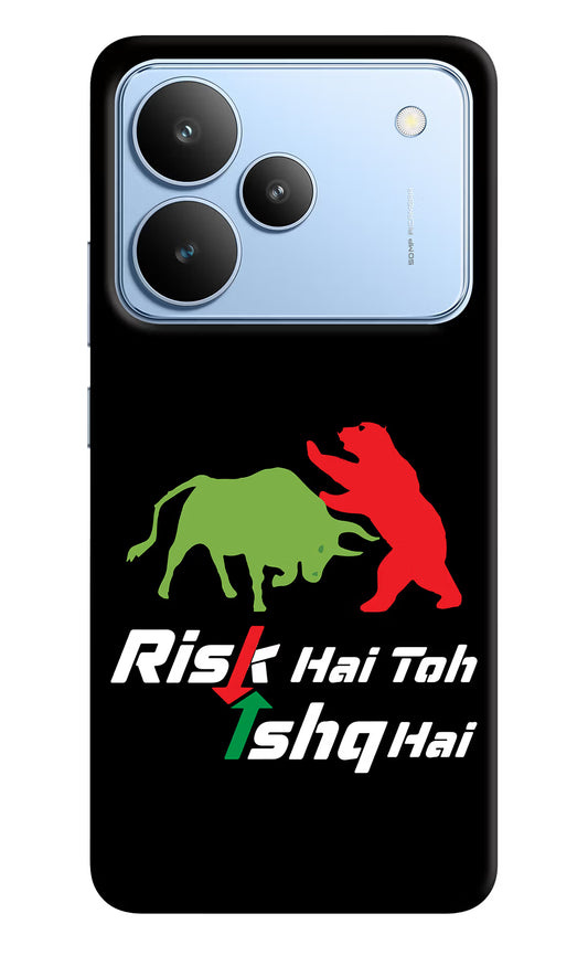 Risk Hai Toh Ishq Hai Realme P4 Hard Case Back Cover by Casekaro