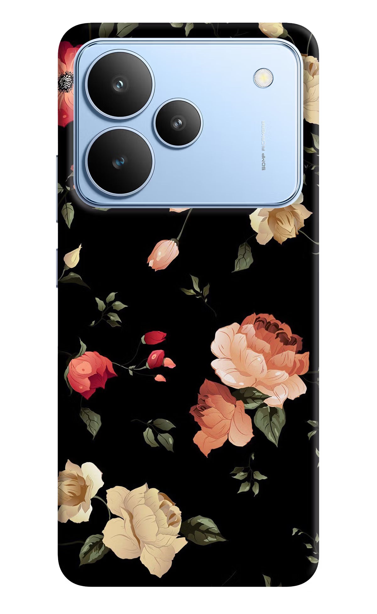 Flowers Realme P4 Hard Case Back Cover by Casekaro