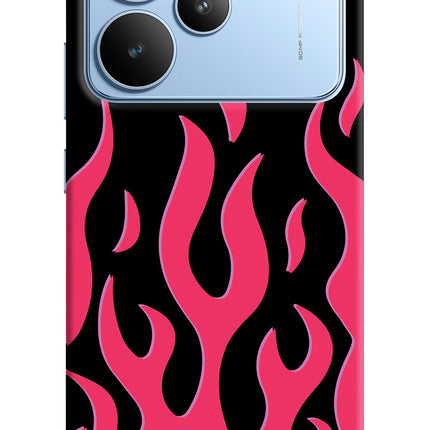 Fire Flames Realme P4 Hard Case Back Cover by Casekaro