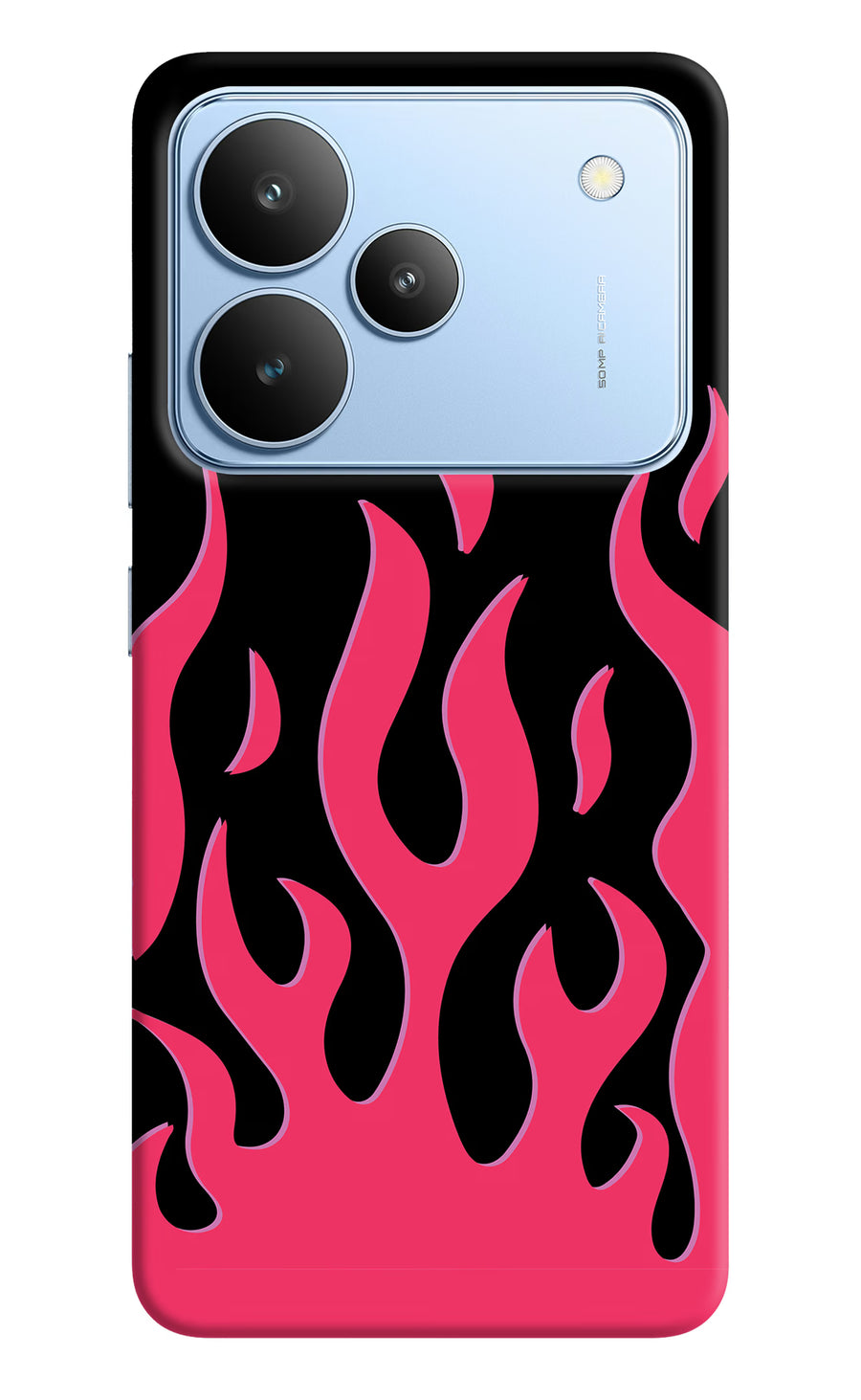 Fire Flames Realme P4 Back Cover, Hard case