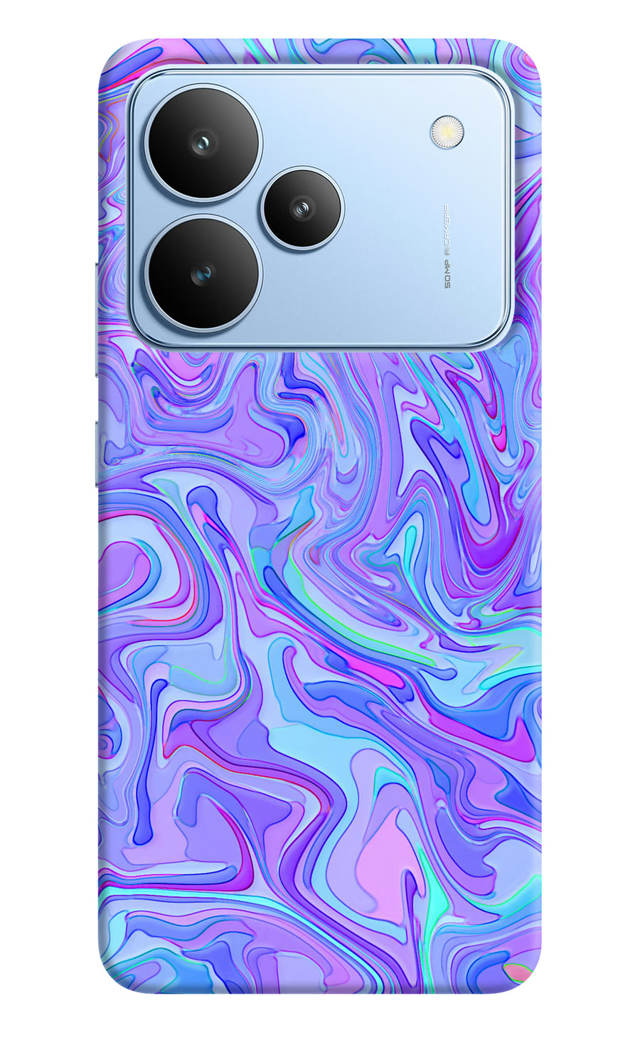 Glitter Realme P4 Back Cover, Hard case