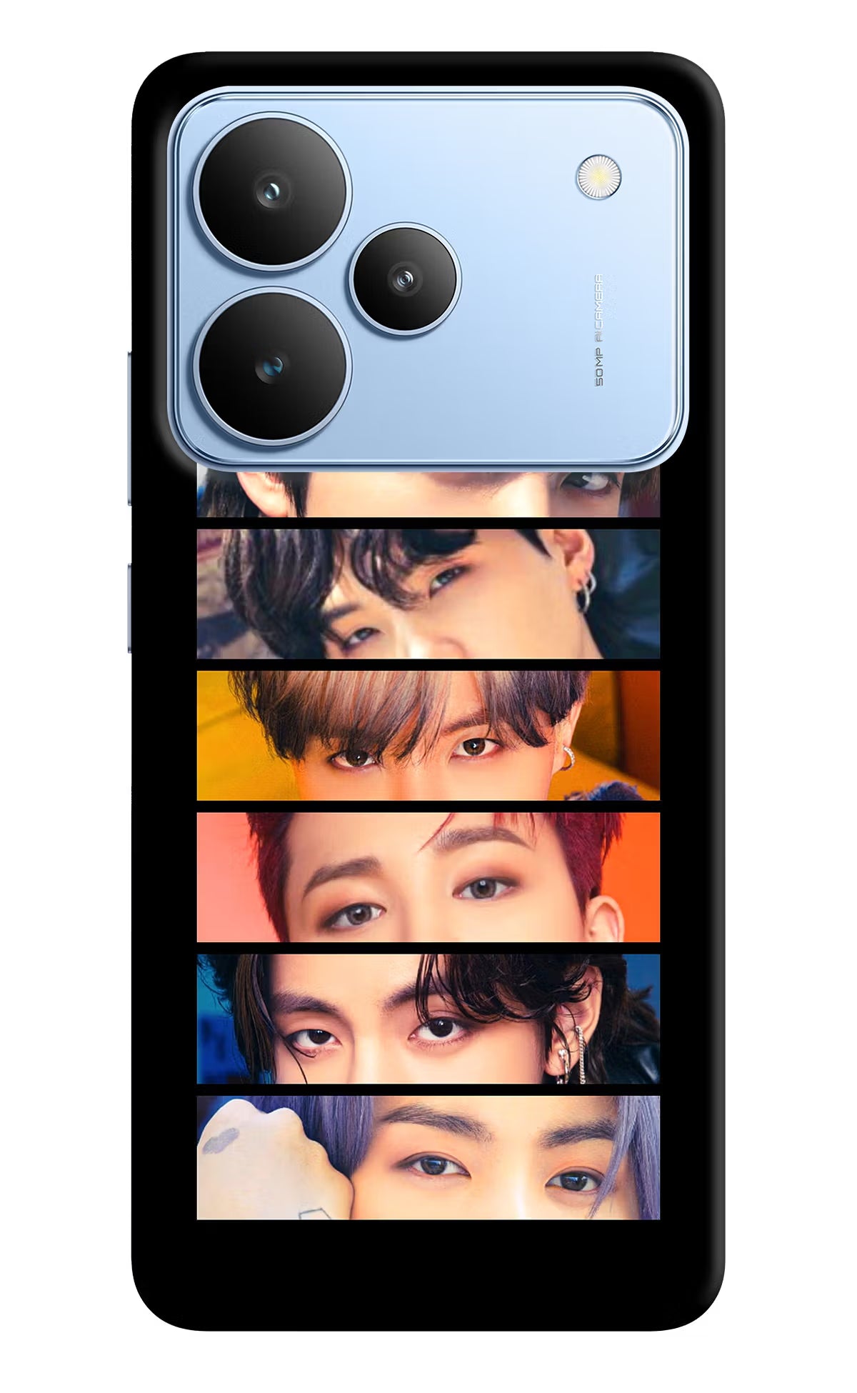 BTS Eyes Realme P4 Hard Case Back Cover by Casekaro