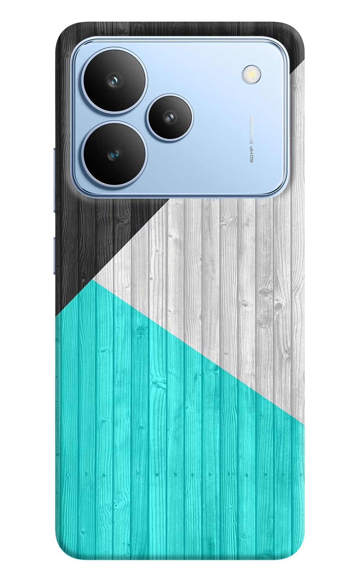 Wooden Abstract Realme P4 Hard Case Back Cover by Casekaro
