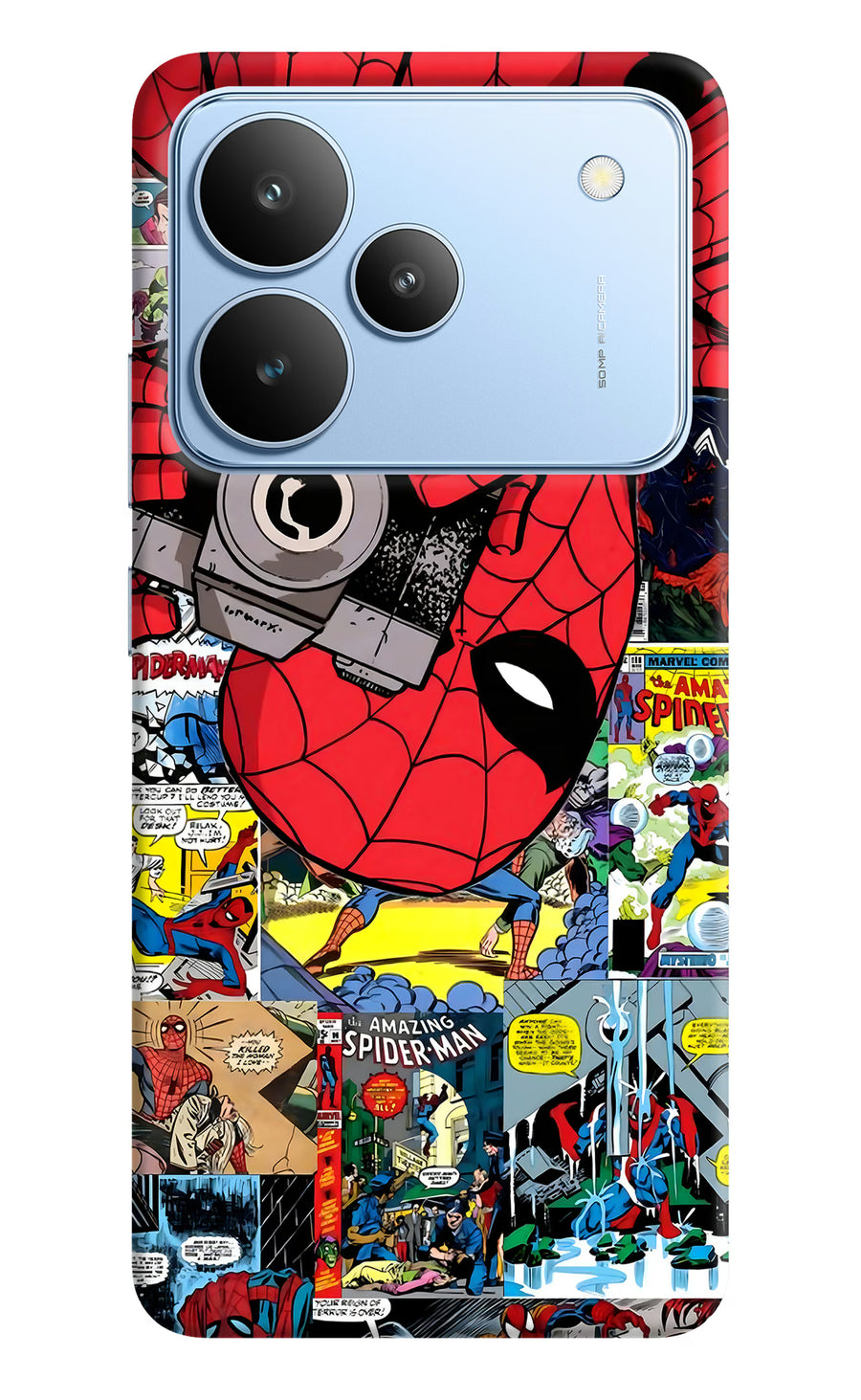Spider Man Realme P4 Back Cover, Hard case
