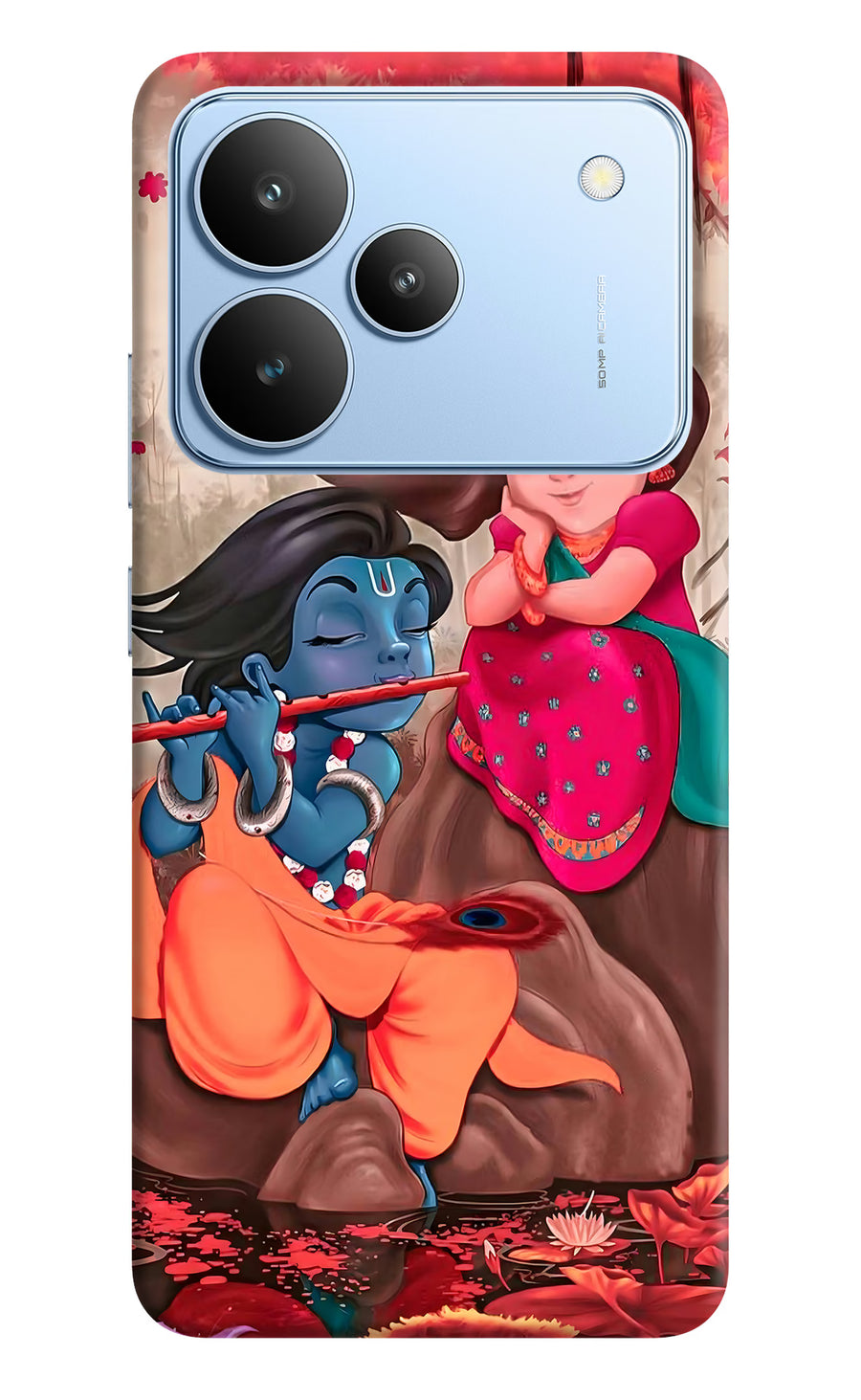 Radhe Krishna Realme P4 Back Cover, Hard case