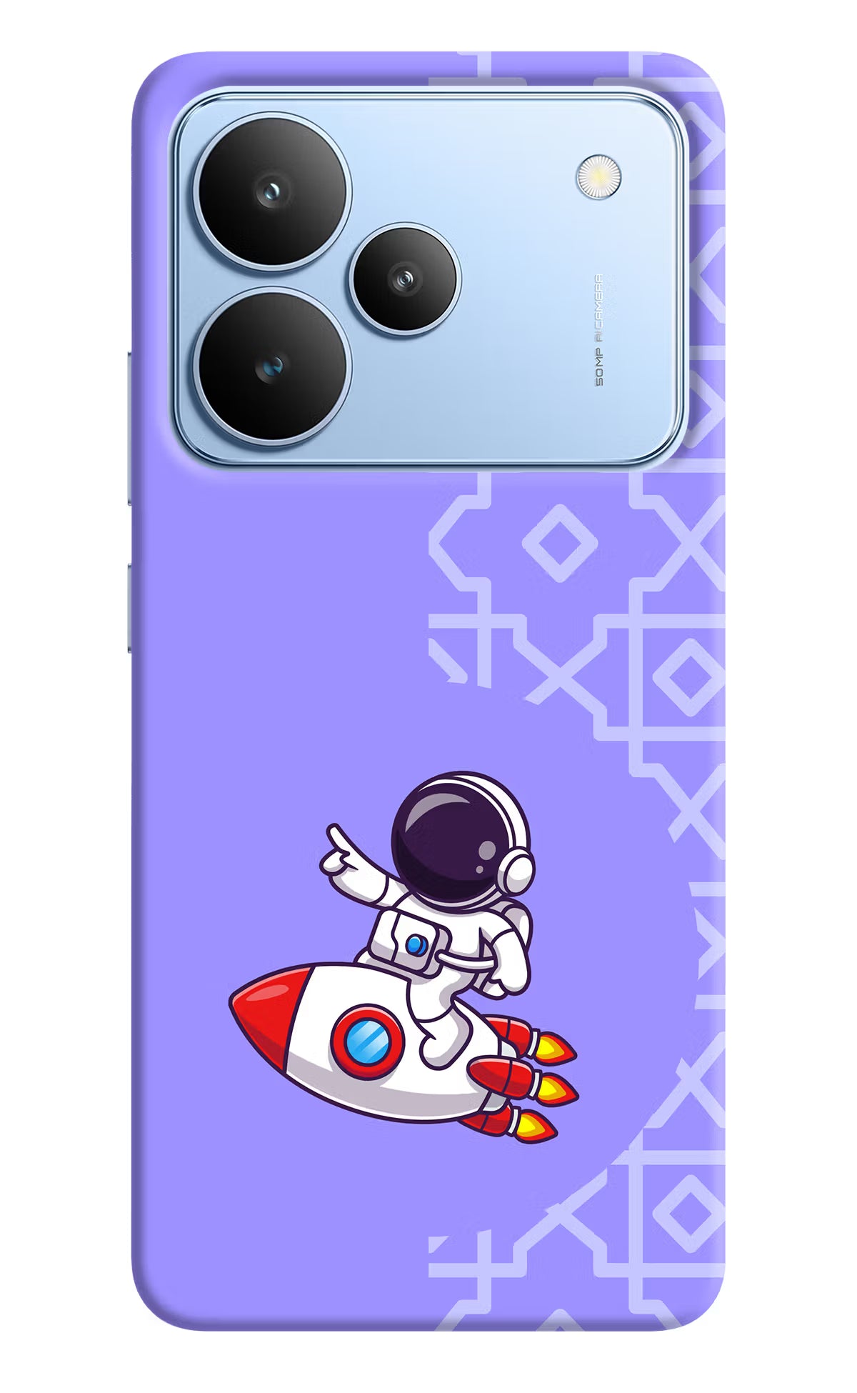 Cute Astronaut Realme P4 Hard Case Back Cover by Casekaro