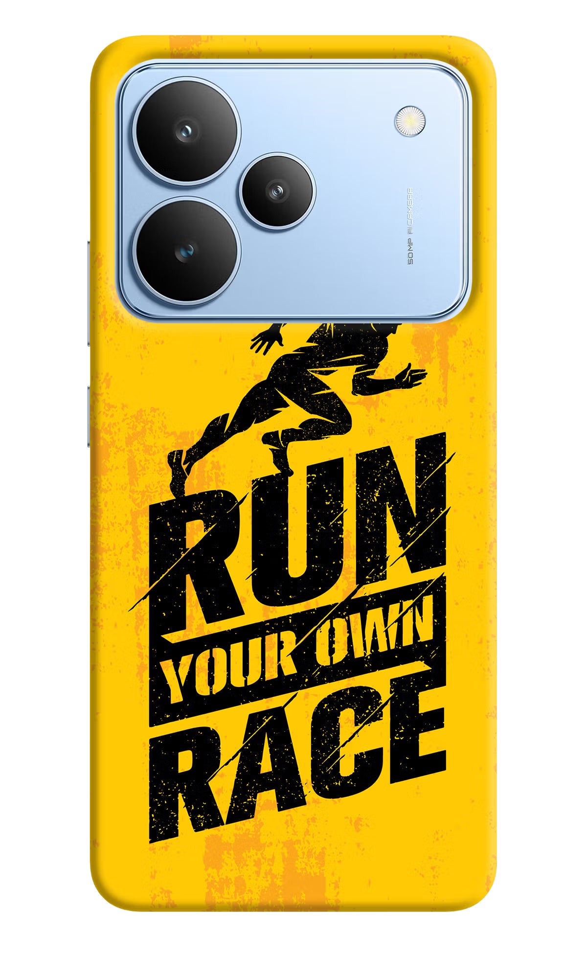 Run Your Own Race Realme P4 Hard Case Back Cover by Casekaro