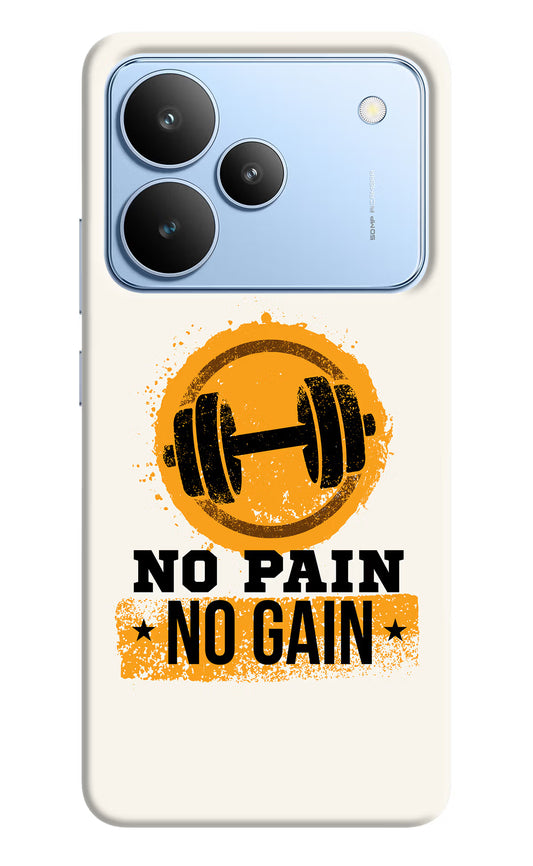 No Pain No Gain Realme P4 Hard Case Back Cover by Casekaro