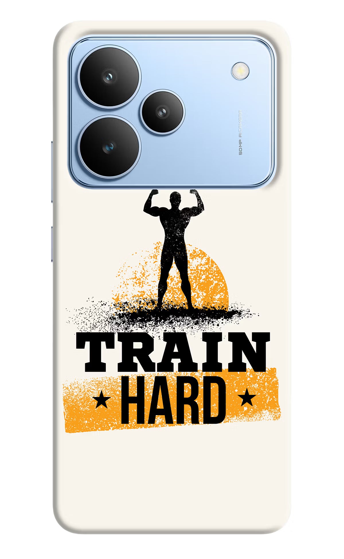 Train Hard Realme P4 Hard Case Back Cover by Casekaro