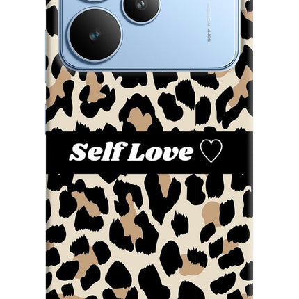Leopard Print Self Love Realme P4 Hard Case Back Cover by Casekaro