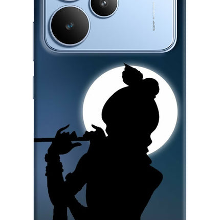 Shri Krishna Silhouette Realme P4 Hard Case Back Cover by Casekaro