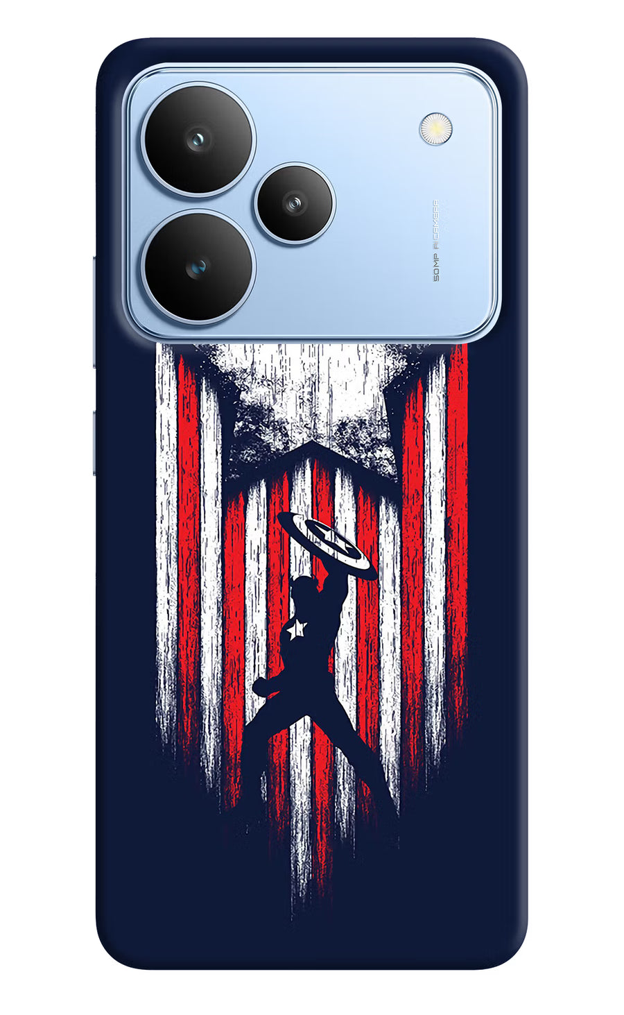 Captain America Marvel Art Realme P4 Back Cover, Hard case