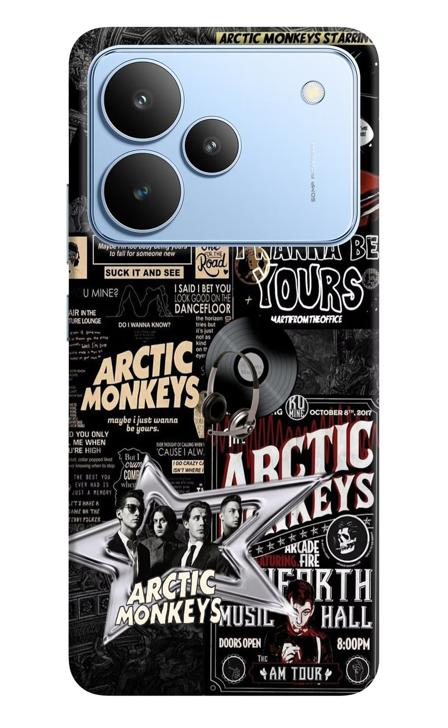 Arctic Monkeys Realme P4 Back Cover, Hard case