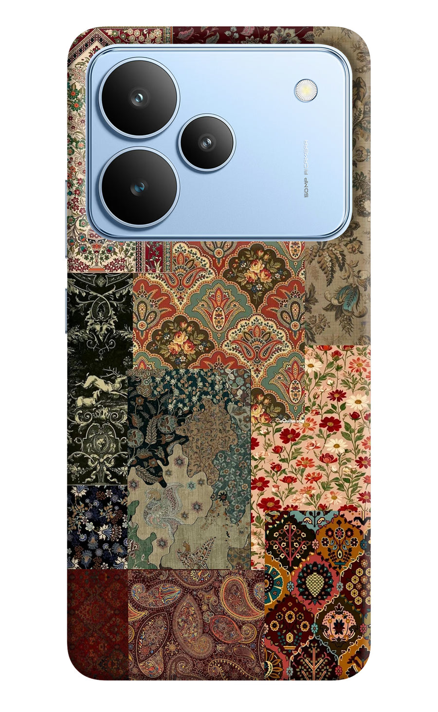 Desi Print Realme P4 Back Cover, Hard case