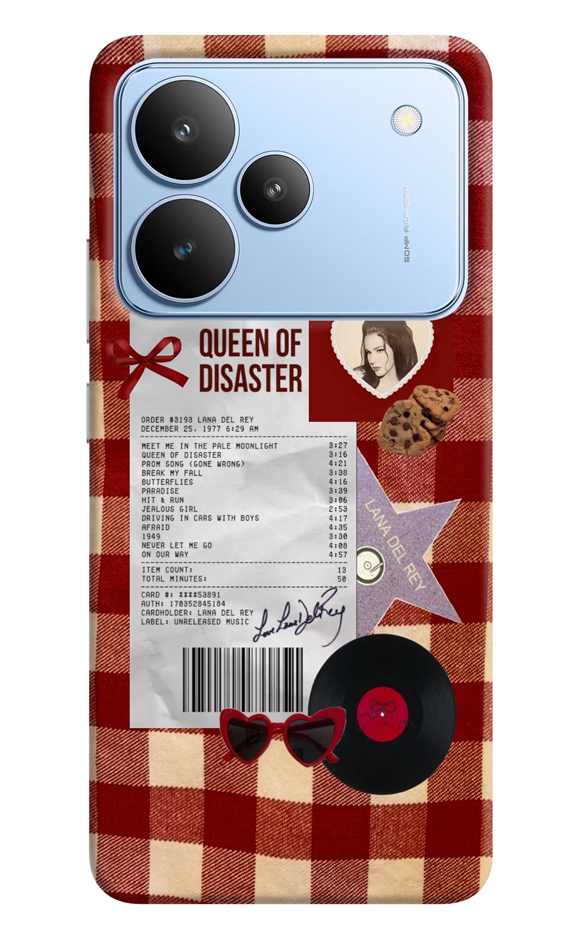 Queen of Disaster Realme P4 Hard Case Back Cover by Casekaro