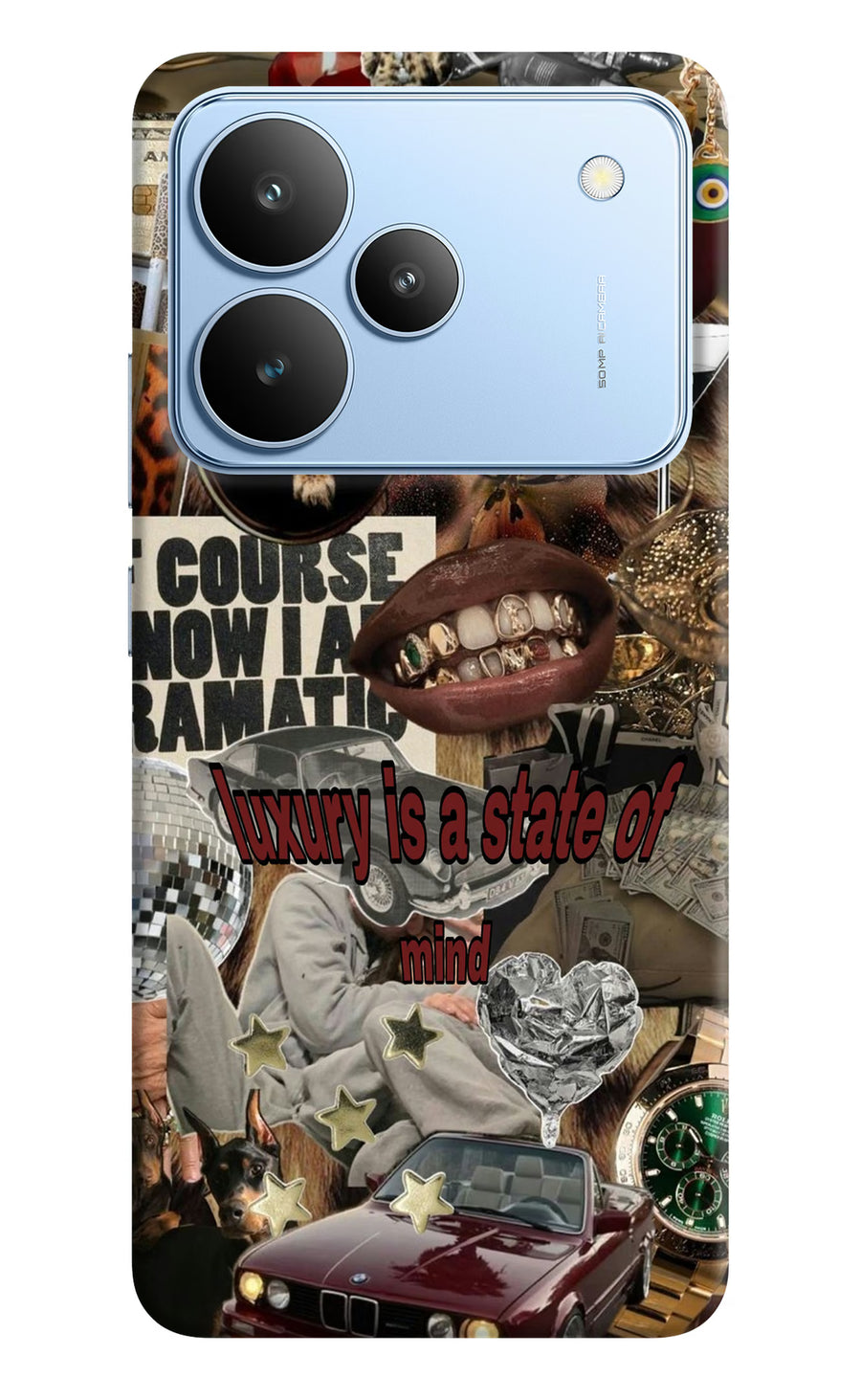 Luxury Realme P4 Back Cover, Hard case