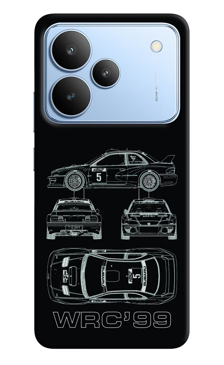 WRC'99 Realme P4 Back Cover, Hard case