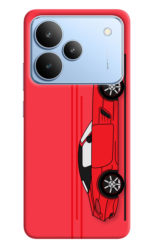 Red Velocity Realme P4 Hard Case Back Cover by Casekaro