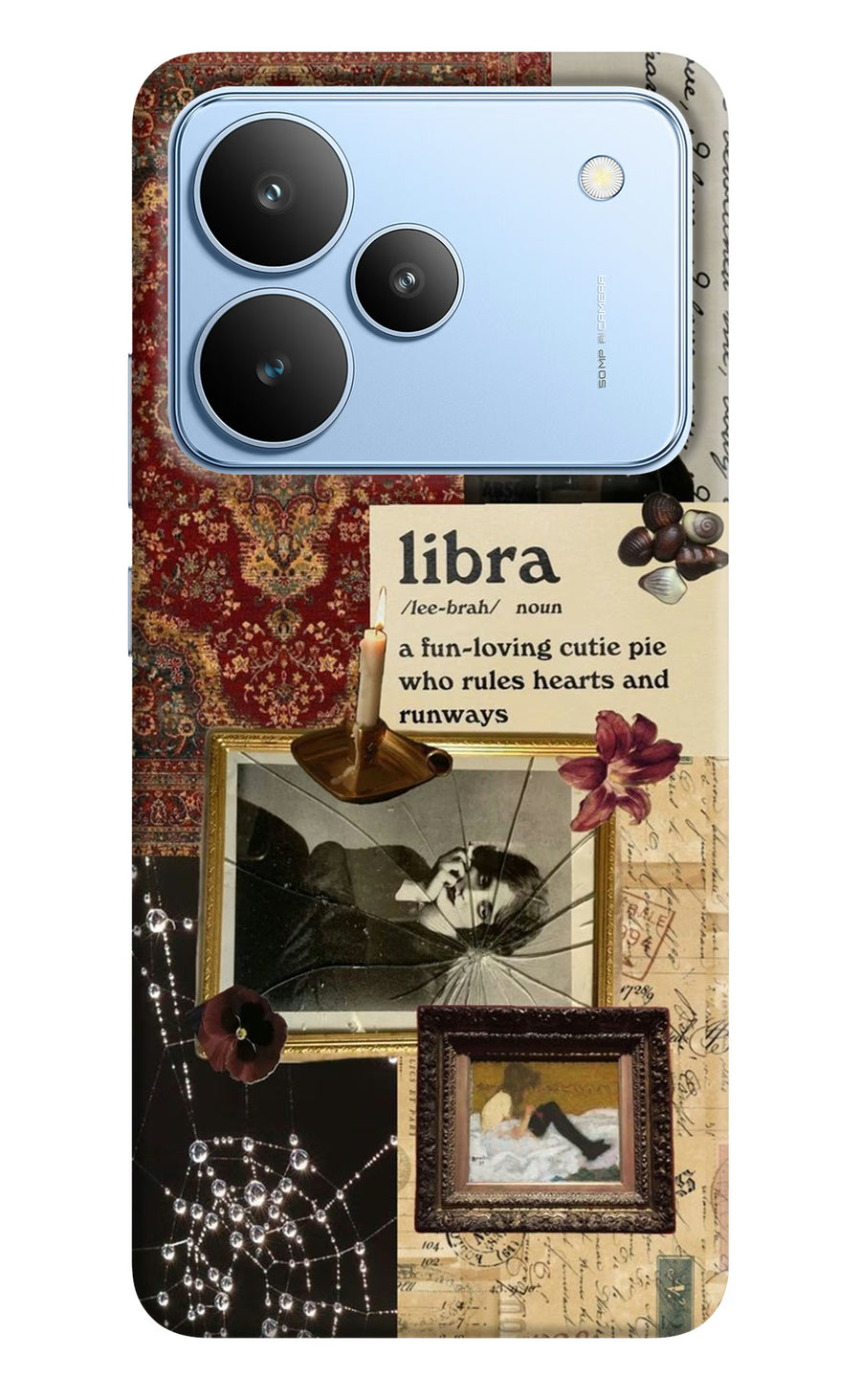 Libra Zodiac Realme P4 Back Cover, Hard case