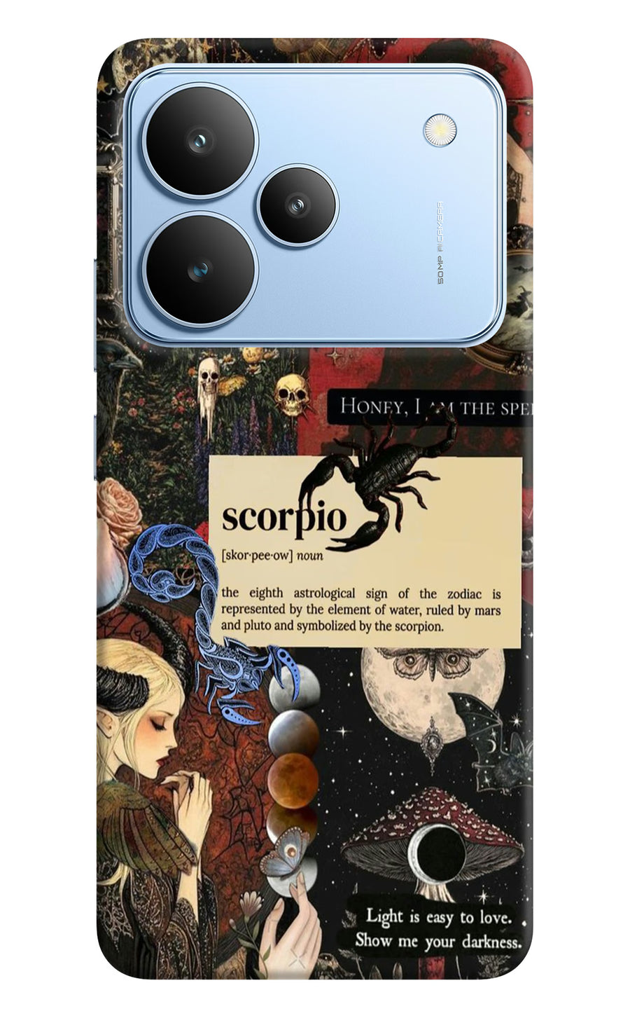 Scorpio Zodiac Realme P4 Back Cover, Hard case